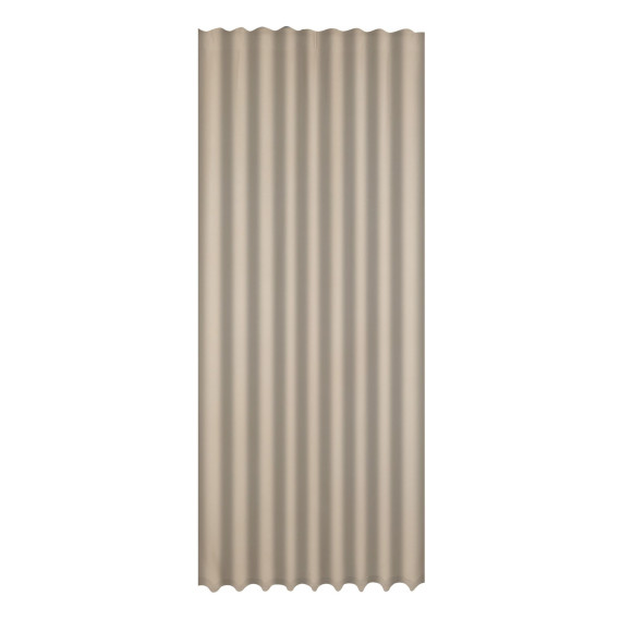 Zasłona z taśmą GLOW CHIC 140x270 beż